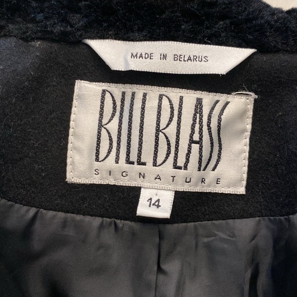 Bill Blass signature woman’s lambs wool blend long maxi collard coat size 14 🌹 - Picture 5 of 12
